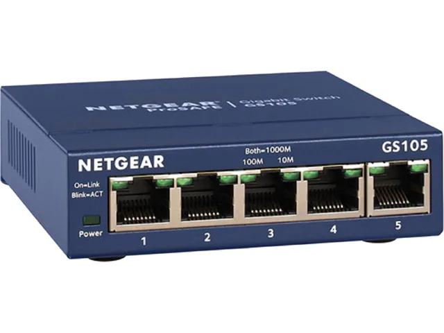 Netgear Inc. Netgear Inc. GS105NA 5-Port Gigabit Unmanaged Switch — product photo