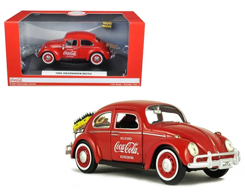 Motorcity Classics Motorcity Classics 1966 Volkswagen Beetle Coca Cola 1/24 Diecast Vehicle — product photo