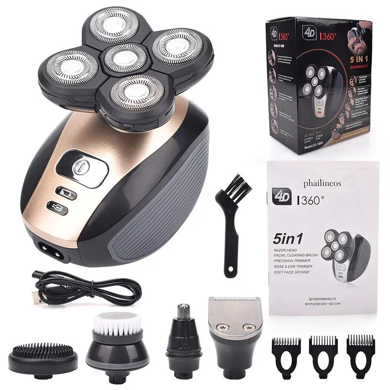 The Perfect Part The Perfect Part 5-in-1 Rotary Shaver 4D Black Gold IPX7 — product photo