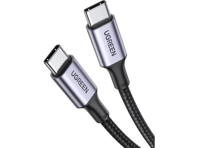 Manw Manw USB C to USB C Cable 100W 10FT USB 2.0 5A Nylon Braided — product photo