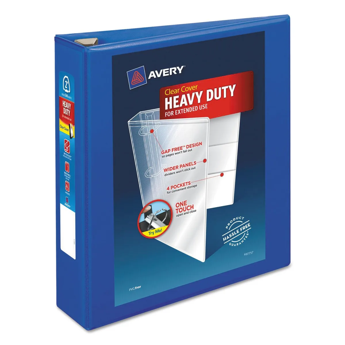 Avery Avery AVE79778 Heavy-Duty View Binder 2" Pacific Blue — product photo