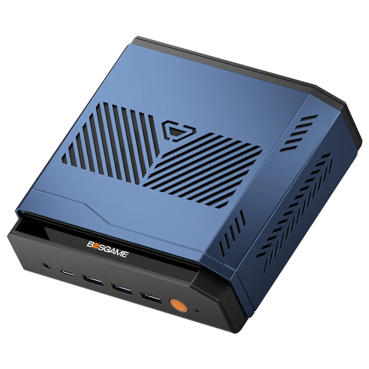 BOSGAME BOSGAME BG/VTA-439/HX470 barebone mini PC, Ryzen AI 9 HX 470, DDR5, triple M.2 — product photo