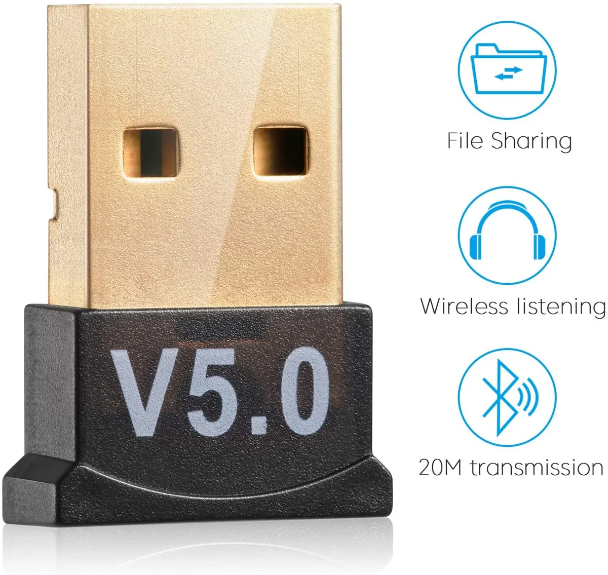 Corn Electronics Corn Electronics DZ-Bluetooth-015 Bluetooth 5.0 Adapter — product photo