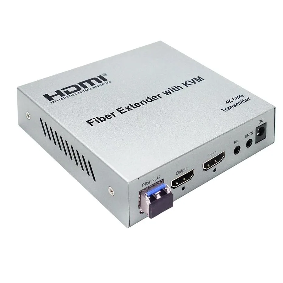 YINGHUA YINGHUA 20Km 4K 60Hz HDMI KVM Fiber Extender UK Plug — product photo