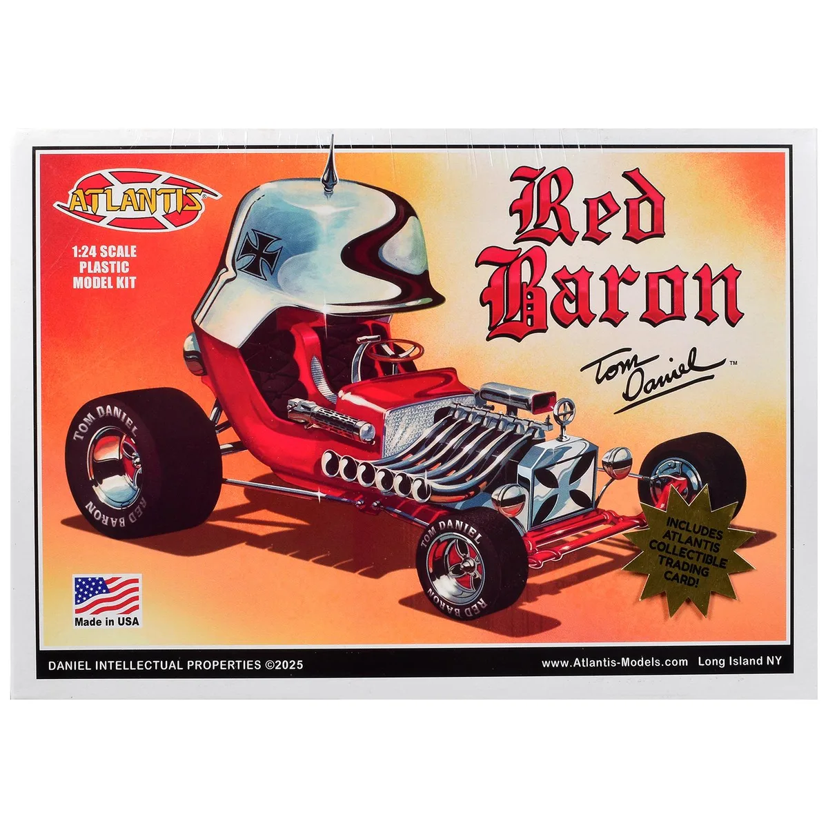 Atlantis Atlantis Tom Daniel's Red Baron Show Rod 1/24 Scale Model Kit Skill 2 — product photo