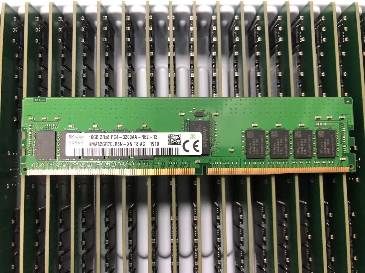 SK hynix SK hynix HMA82GR7CJR8N-XN 16GB DDR4-3200 ECC REG CL22 2Rx8 server RAM — product photo