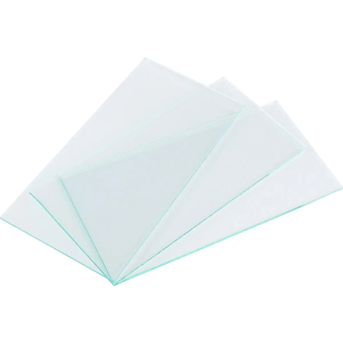 Three rectangular glass panes for key box model 11838