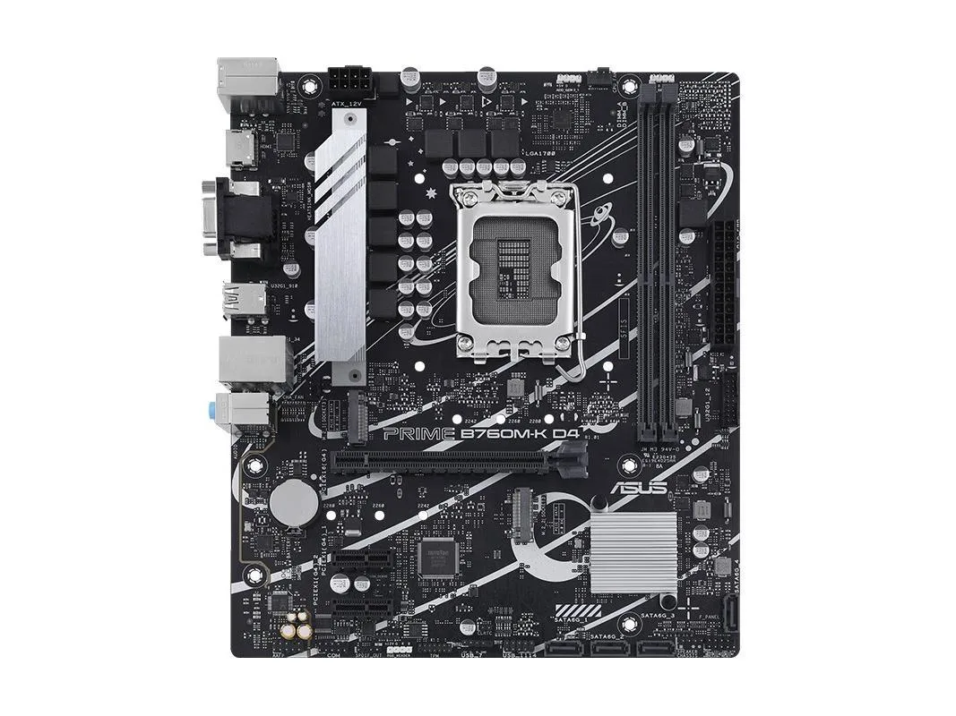 ASUS ASUS PRIME B760M-K D4 Intel motherboard — product photo