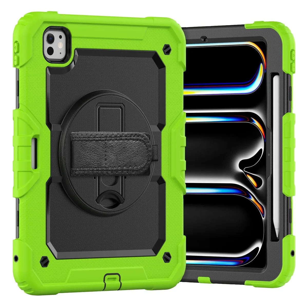 Timoom Timoom Heavy Duty Case 11" Green 360° Stand Straps 2024 — product photo