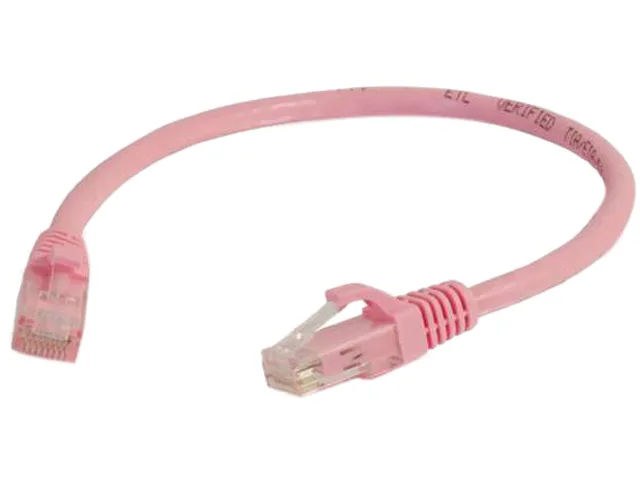 Cables To Go Cables To Go 04045 Cat6 network ethernet cable pink 3 ft — product photo