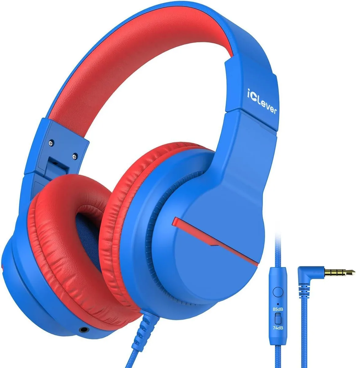 ViewSonic ViewSonic HS19 Kids Over-Ear Headphones Blue 3.5mm 85dB 40mm 173g — product photo