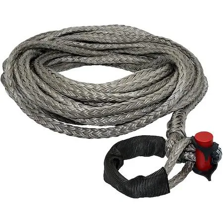 Lockjaw Lockjaw 20-0500075 Synthetic Winch Line 1/2 in 75 ft 10 700 lb Gray Red — product photo