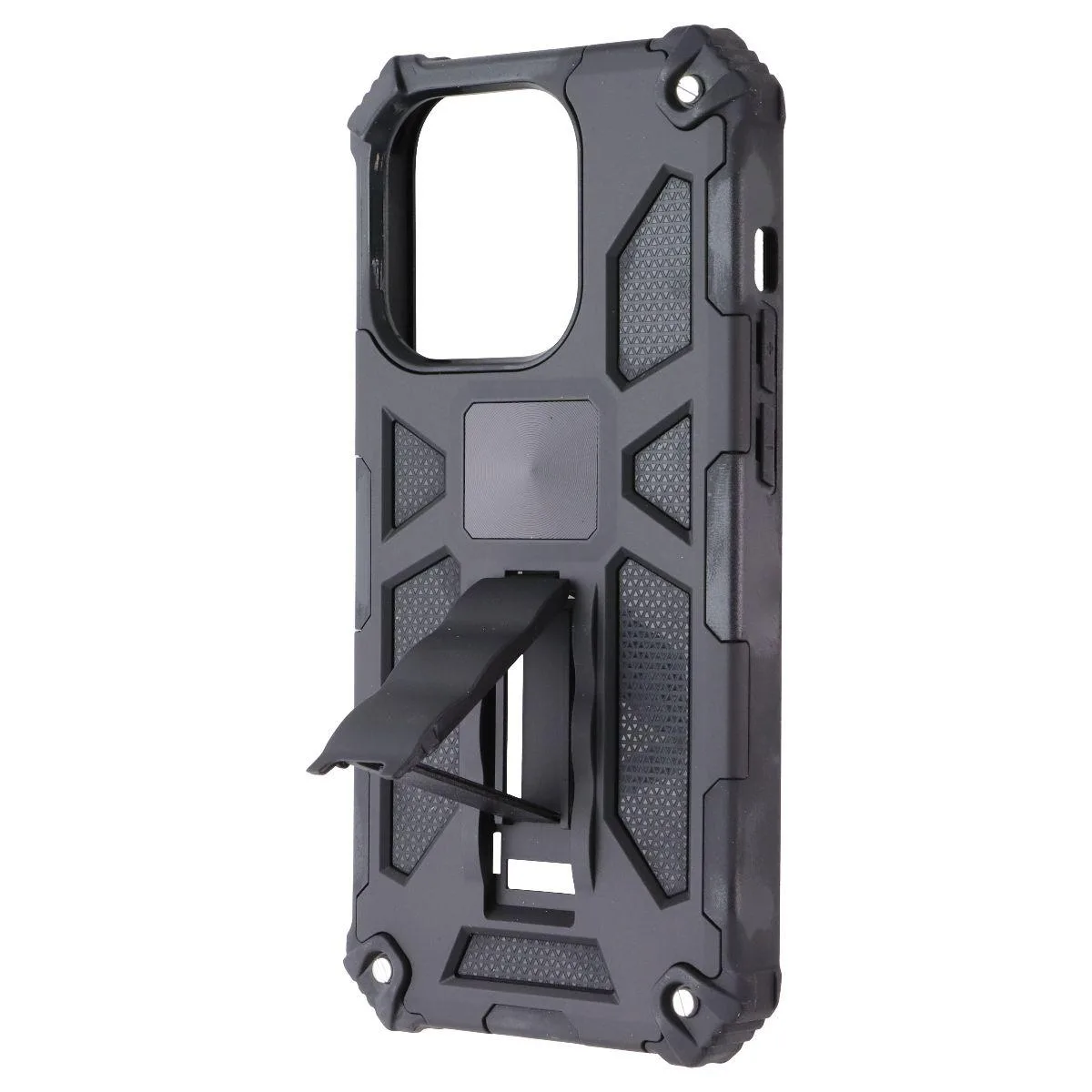 Mybat Mybat Sturdy Hybrid Case with Kickstand for Apple iPhone 14 Pro - Black — product photo