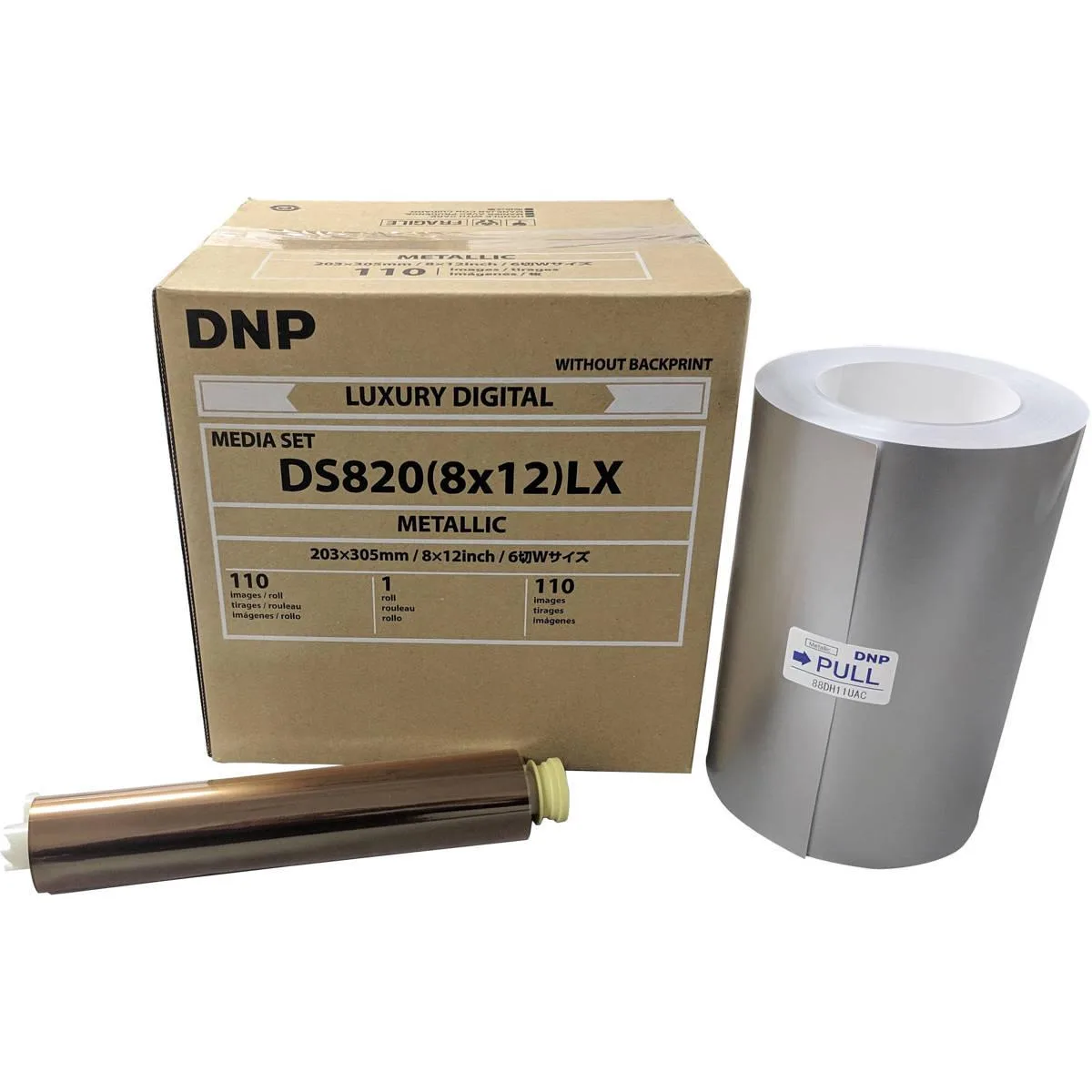 DNP IMS America Corporation DNP IMS America Corporation DS820A Luxury Media 8x12" Metallic Roll 110 prints — product photo