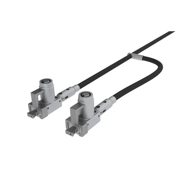 Dual-head security lock with two cable loops and keyed cylinder