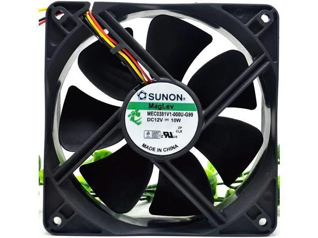 SXDOOL SXDOOL MEC0381V1-000U-G99 120x120x38mm 12V 10W 3-Wire Case Fan — product photo