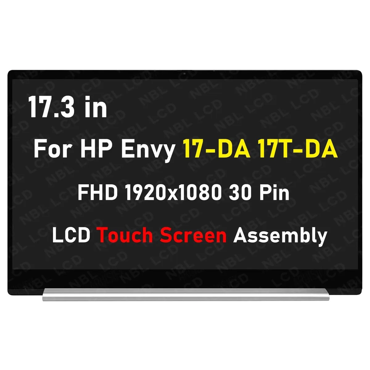 NUOLAISUN NUOLAISUN N87242-001 For HP Envy 17-DA0013DX FHD LCD Touch Screen Assembly Replacement laptop screen — product photo