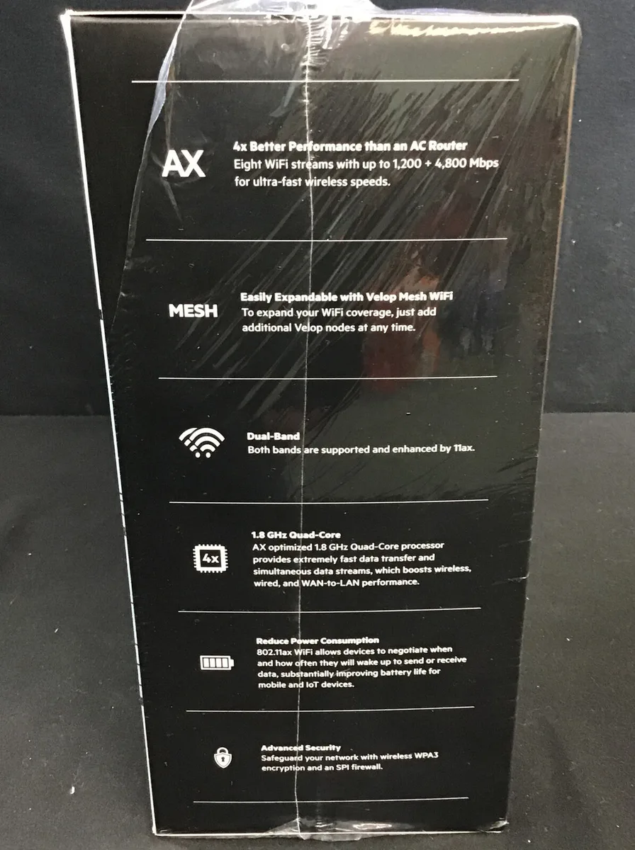 Linksys Linksys MR9610 AX6000 Dual-Band Wi-Fi 6 Mesh Router — product photo