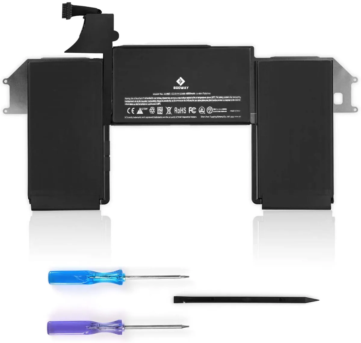 myVolts myVolts A1965 Laptop Battery 11.4V 55Wh 4800mAh MacBook Air 13" A1932 A2179 2018-2020 — product photo
