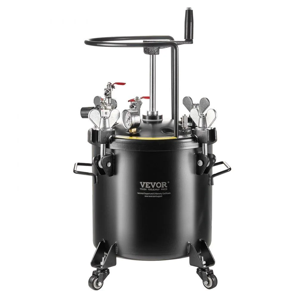 VEVOR VEVOR Spray Paint Pressure Pot 20L 70 psi Steel with Casters — product photo