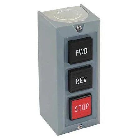 Dayton Dayton 20C796 3-Operator Push Button Station 25mm 10A 600V AC — product photo