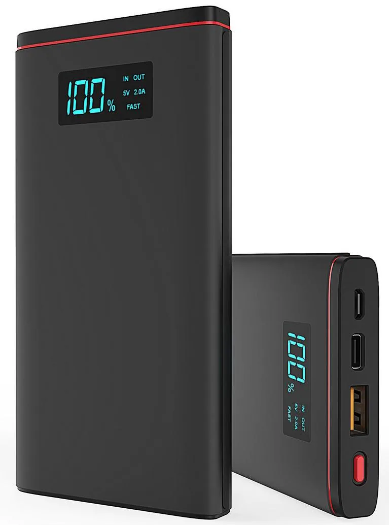 Nakedcellphone Nakedcellphone 12000 mAh Power Bank Black — product photo