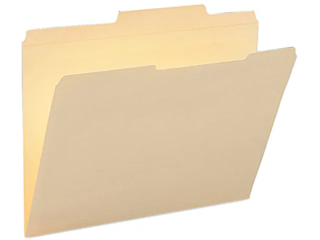Smead Smead 10376 file folder 2/5 cut right two-ply tab letter manila 11-pt 100/box — product photo