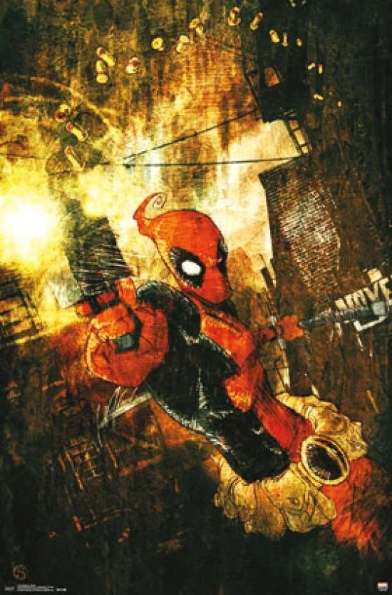 Deadpool Shells poster print 22 x 34 inches on premium heavy stock paper