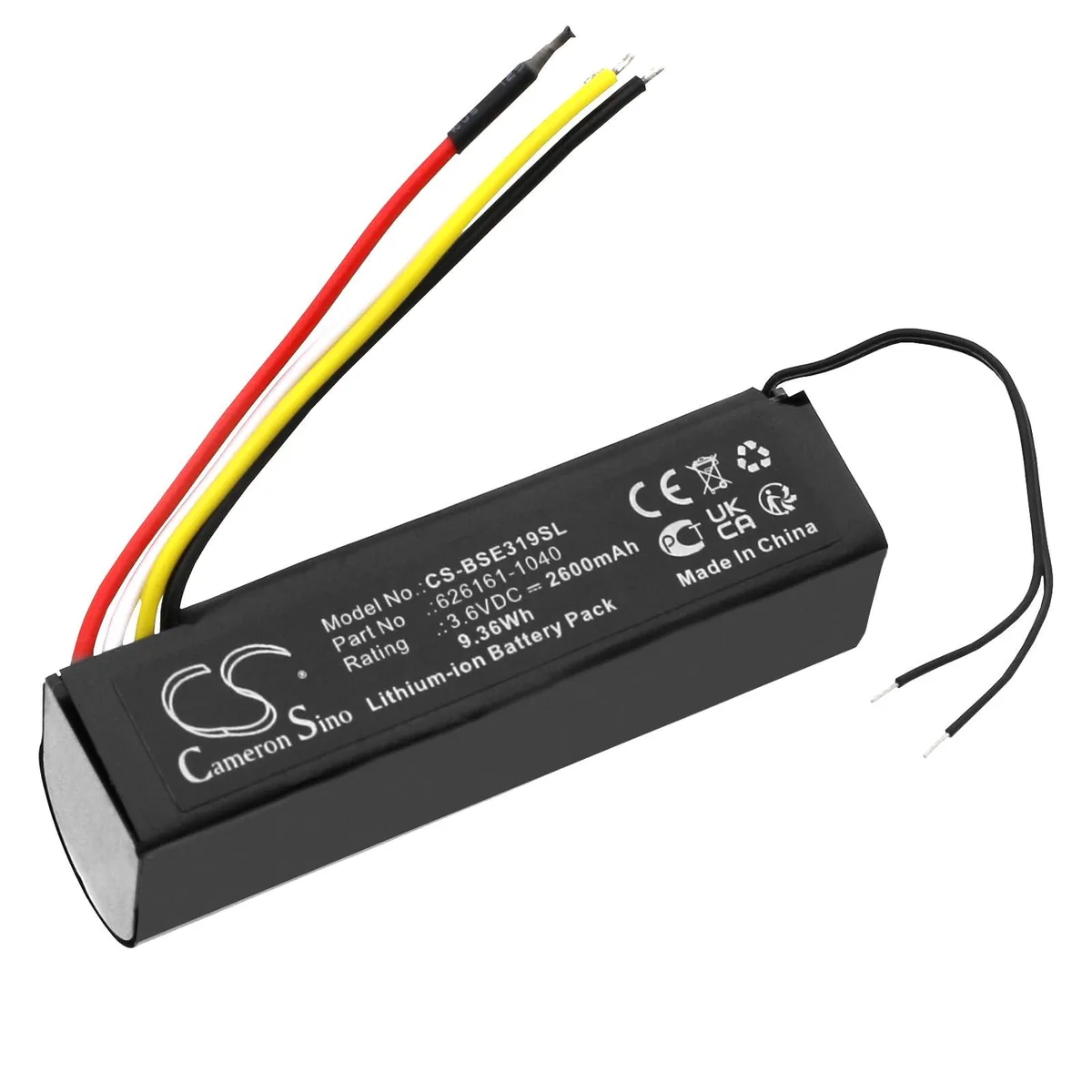  Cameron Sino BOSE 08319 2600mAh 3.6V lithium polymer replacement battery — product photo