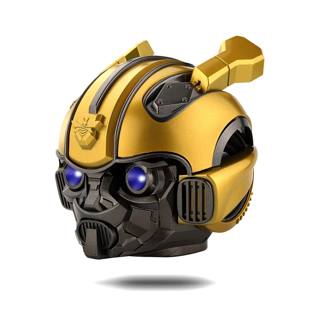 Apec CCTV Apec CCTV Bumblebee Iron Man Helmet Bluetooth Portable Speaker — product photo