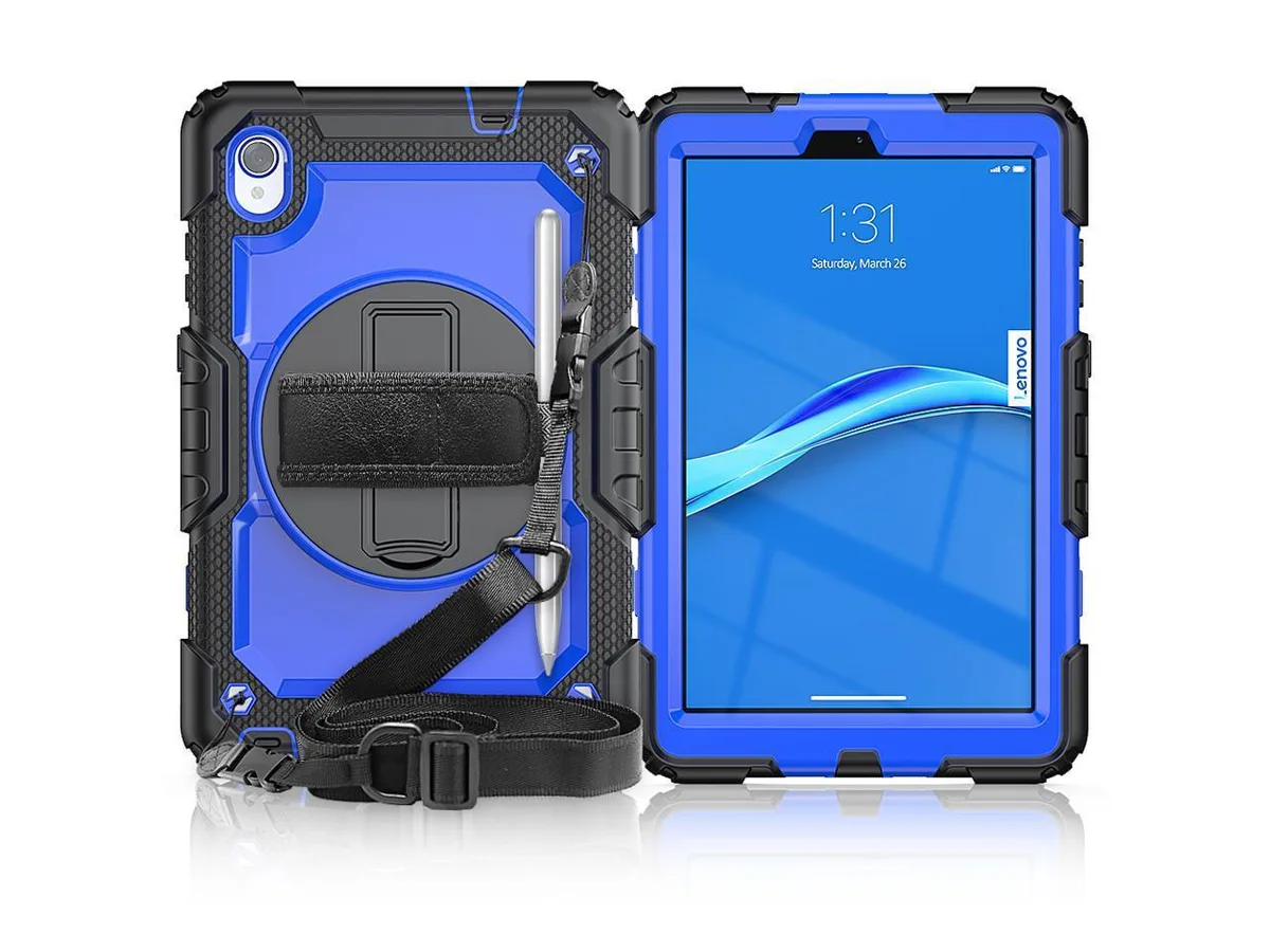 Werleo Werleo TB-8506F/8506X laptop case Blue with Pen Holder Screen Protector Stand Shoulder Strap — product photo