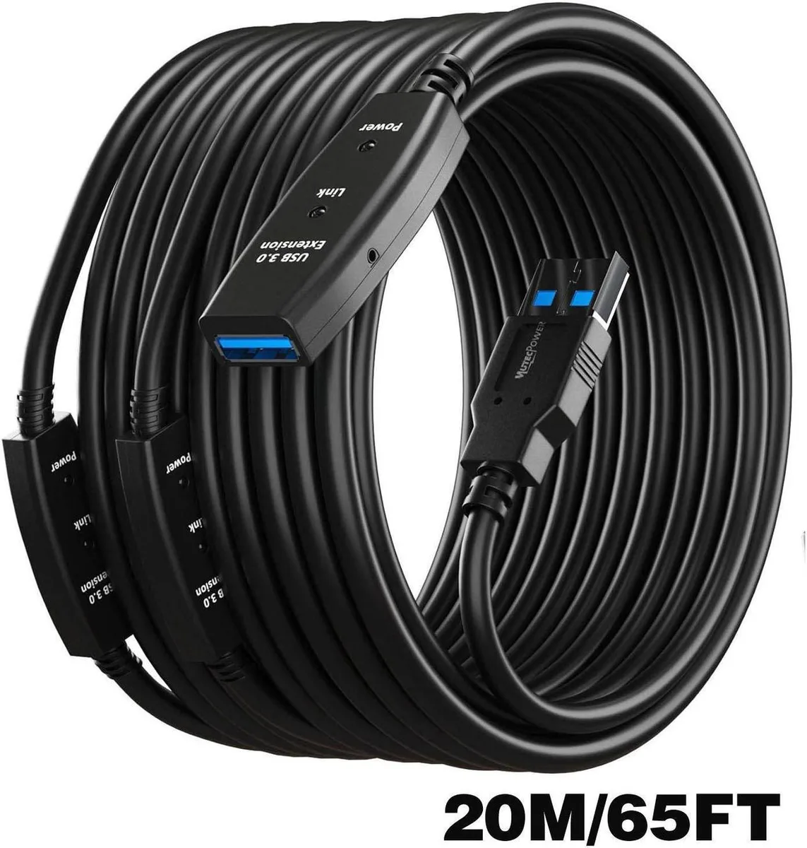 SMUGDESK SMUGDESK USB 3.0 Active Extension Cable A Male to A Female 65 Feet — product photo