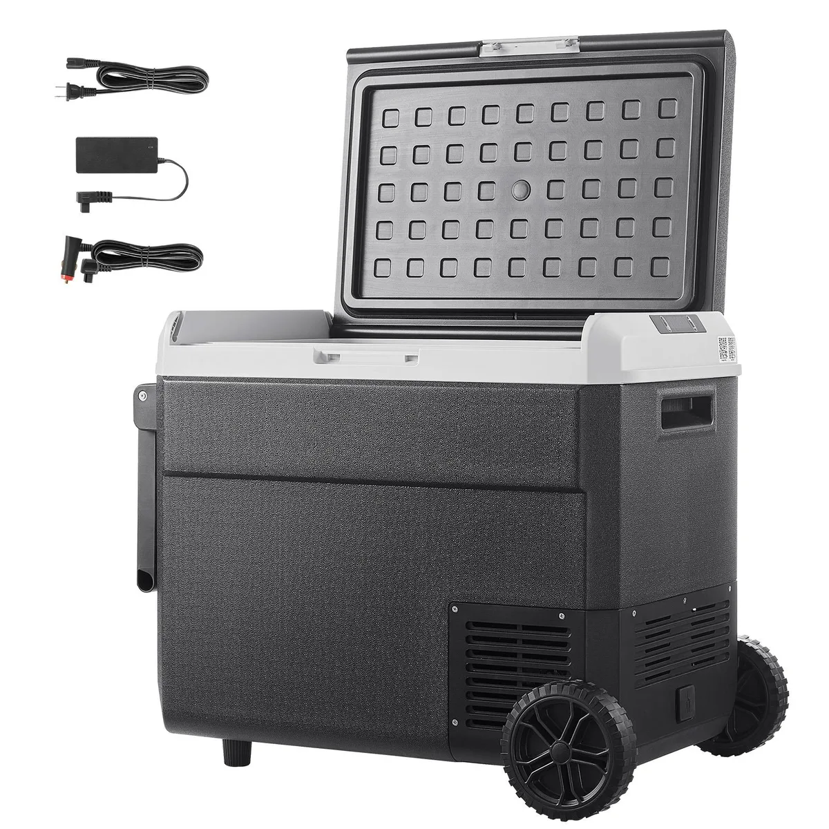 VEVOR VEVOR 63.4QT 60L Portable Compressor Fridge Freezer -4~68°F 12/24V DC 100-240V AC — product photo