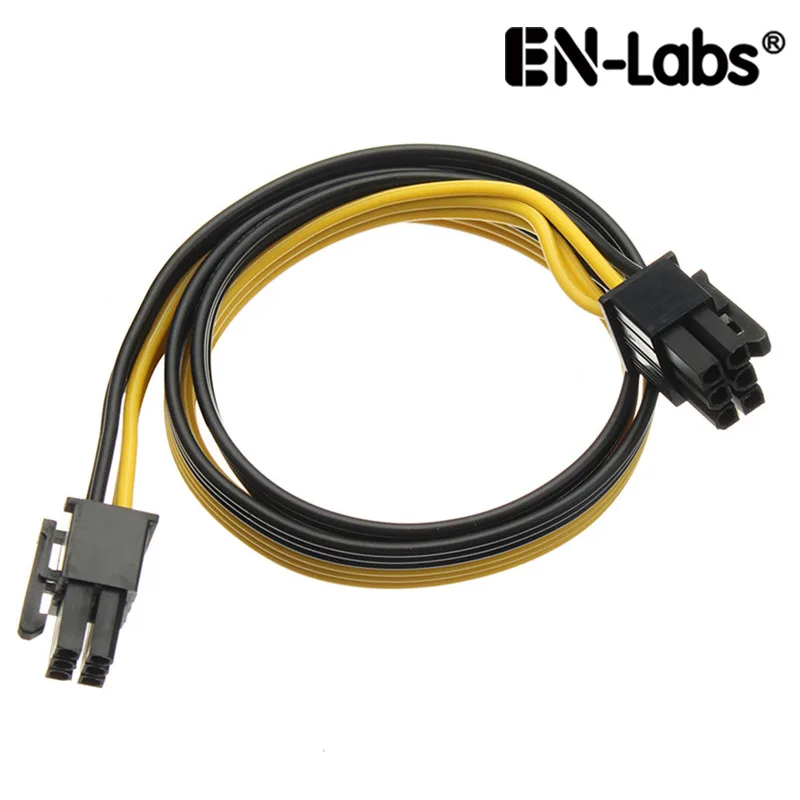 EN-Labs EN-Labs PCIE6PMM30CM PCIe 6-pin Male to Male internal power cable 30 cm 18 AWG — product photo