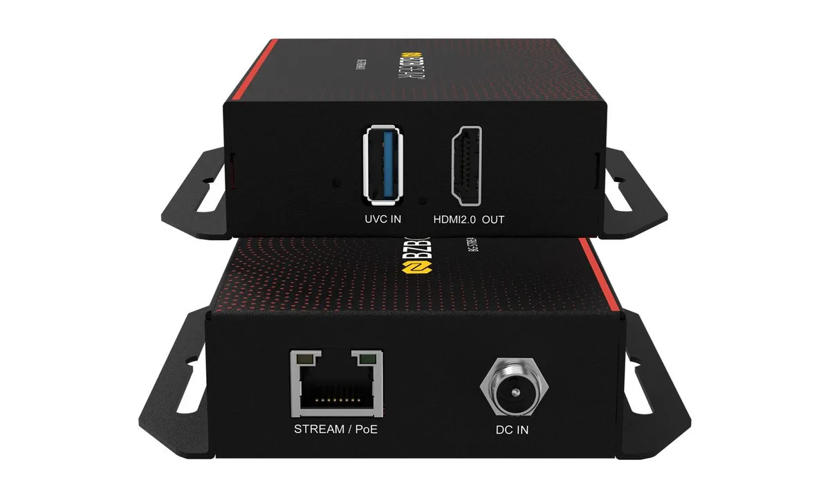 BZBGEAR BZBGEAR BG-STREAM-D IP UVC to HDMI 2.0 PoE Decoder — product photo