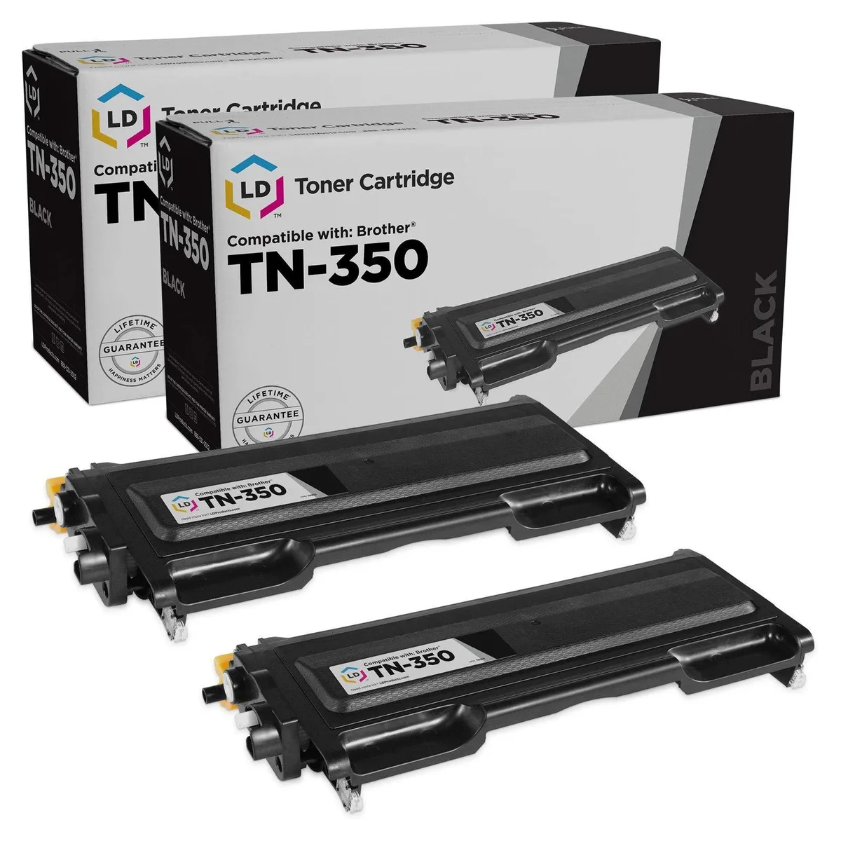LD Products LD Products TN350 Compatible Toner Cartridge Black 2-Pack — product photo