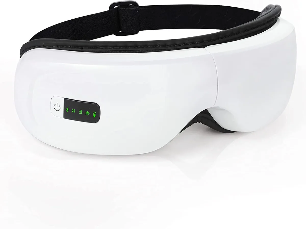 Corn Electronics Corn Electronics Eye Massager White 5 Modes Bluetooth Music — product photo