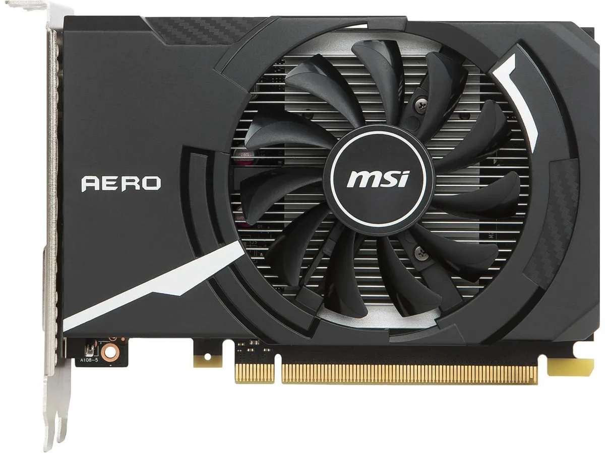 MSI MSI GeForce GT 1030 AERO ITX 2GD4 OCV1 graphics card — product photo