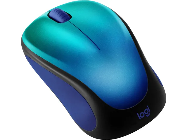 Logitech Logitech 910-006118 Wireless Optical Mouse Blue Aurora — product photo
