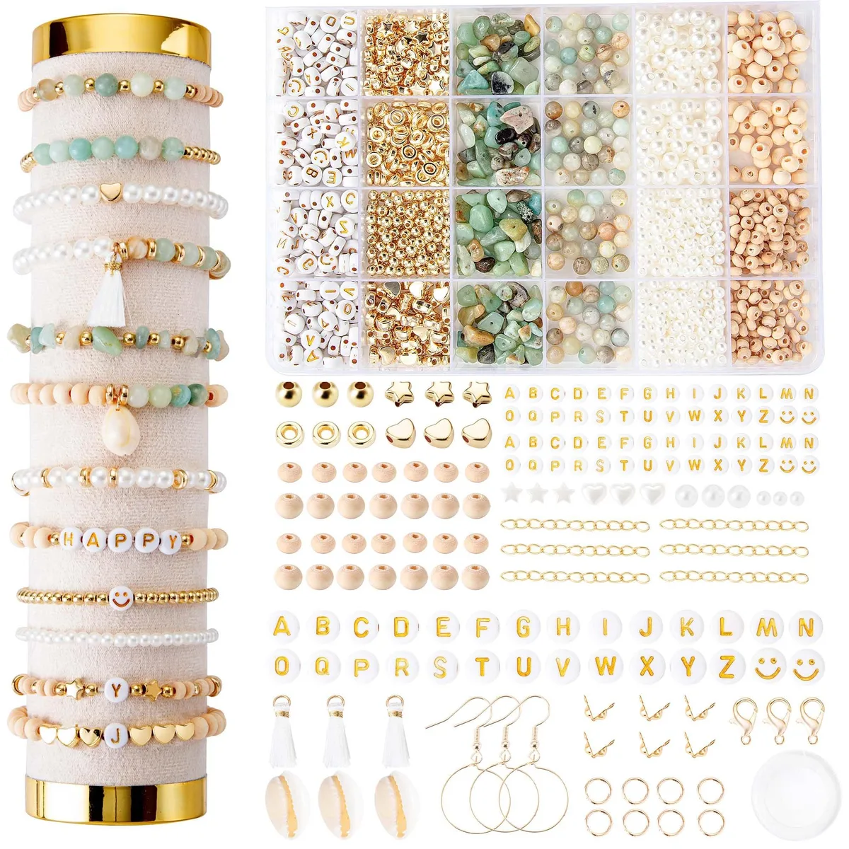  Xylise CZ-02 Jewelry Making Kit 1000+ Pieces Amazonian — product photo