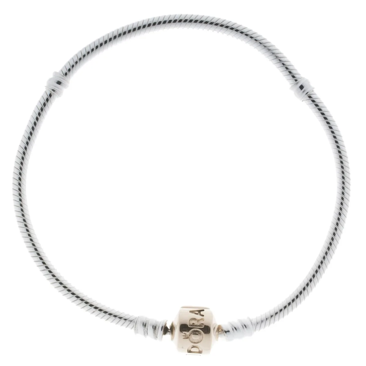 PANDORA PANDORA 590702HG-19 19 cm sterling silver charm bracelet 14K gold clasp — product photo