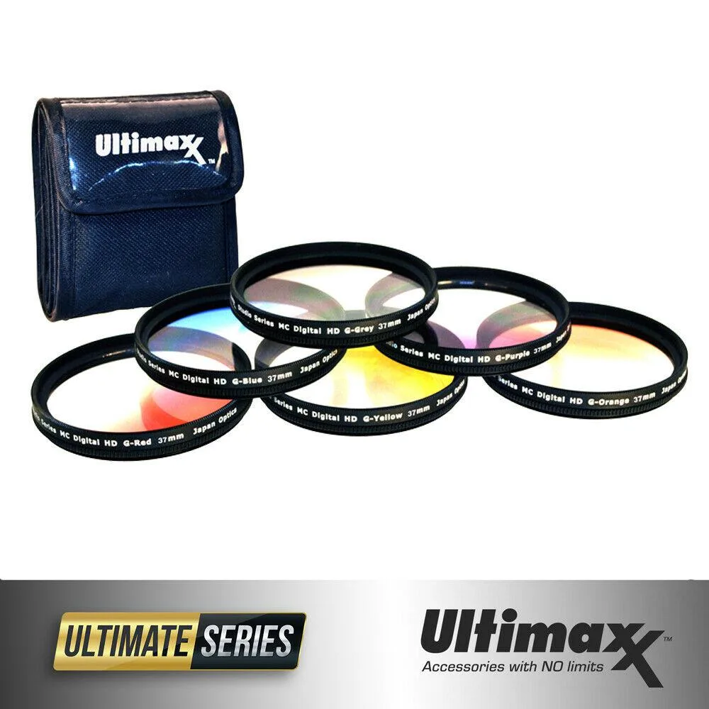 Ultimaxx Ultimaxx 6-Piece Gradual Color Filter Kit 82mm — product photo