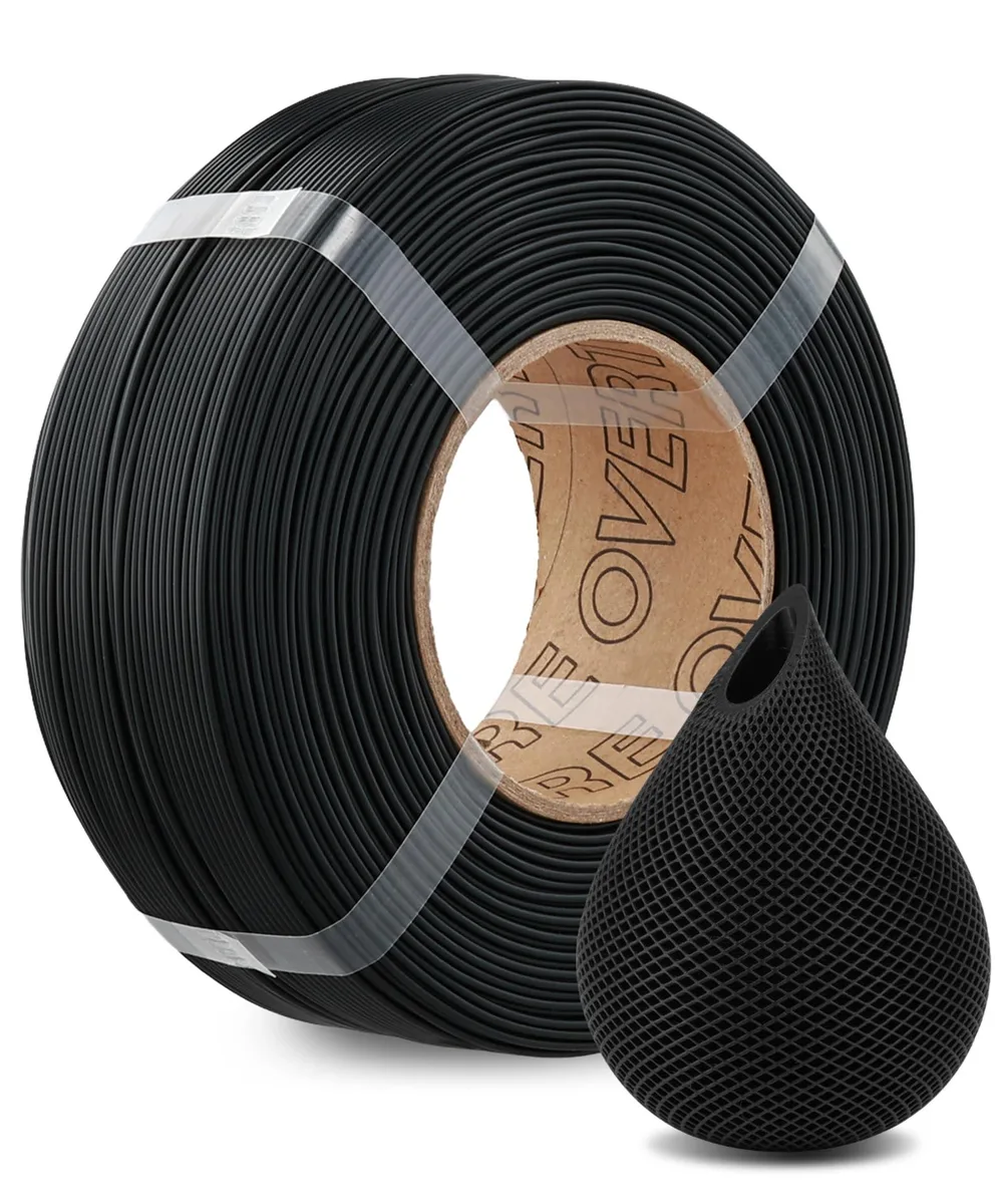  OVERTURE Rapid PLA Refill 1.75mm 1kg Black — product photo